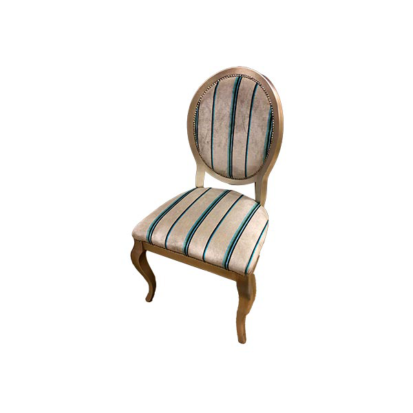 Upholstered chair in solid wood and fabric, Betamobili image