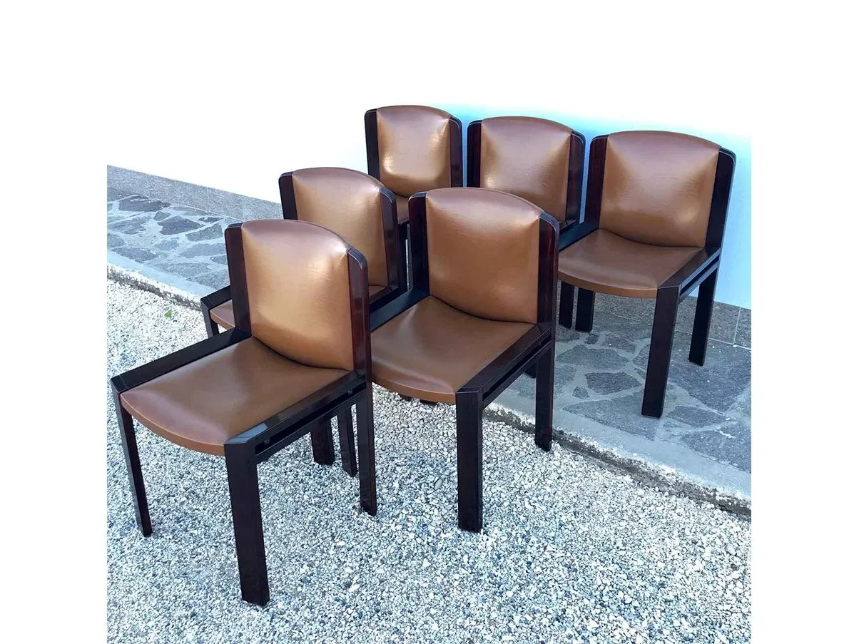 Set of 6 model 300 chairs by Joe Colombo (1960s) 6