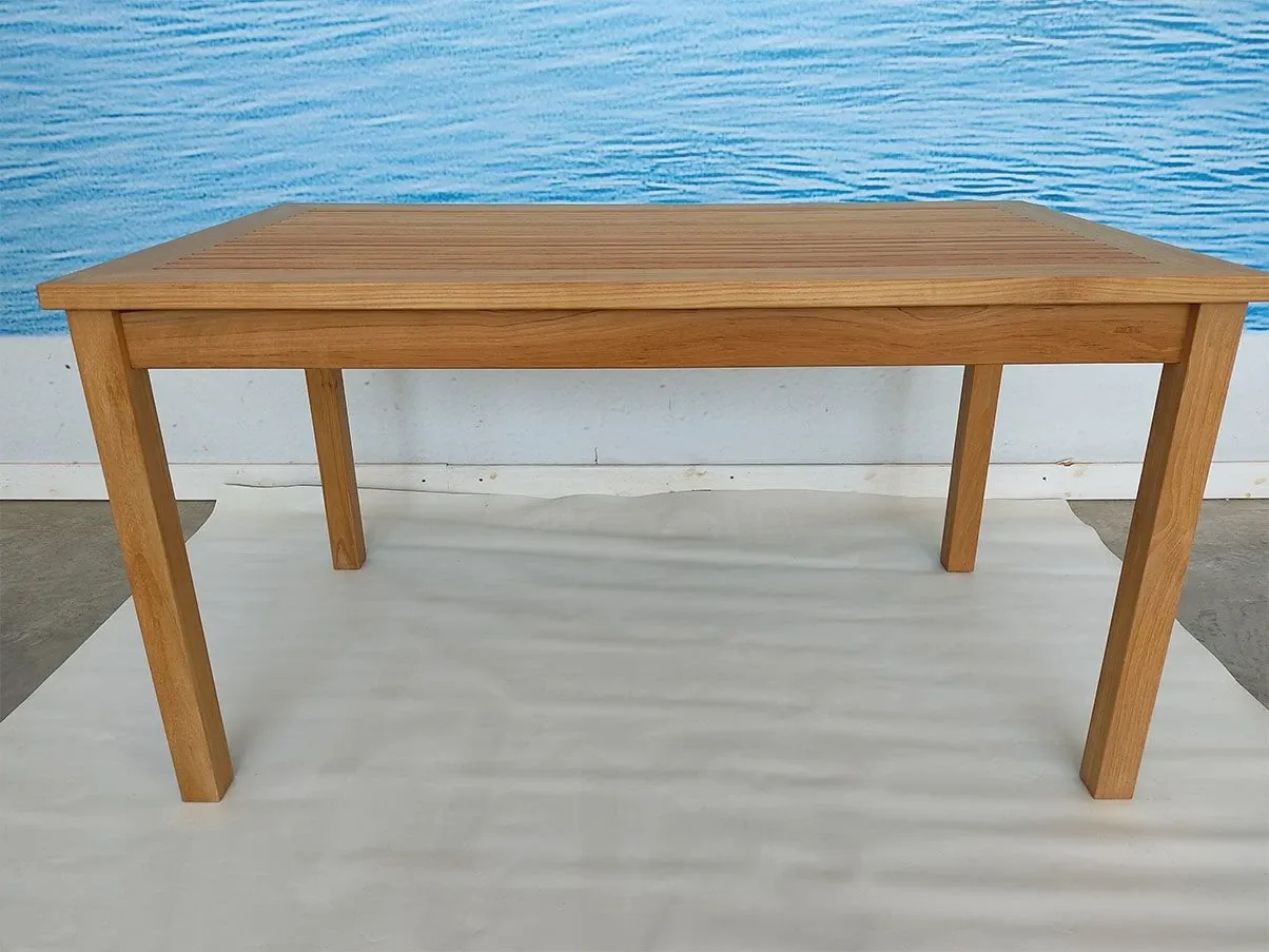 Tavolo rettangolare Lloyd per esterni in legno teak, Unopiù 4