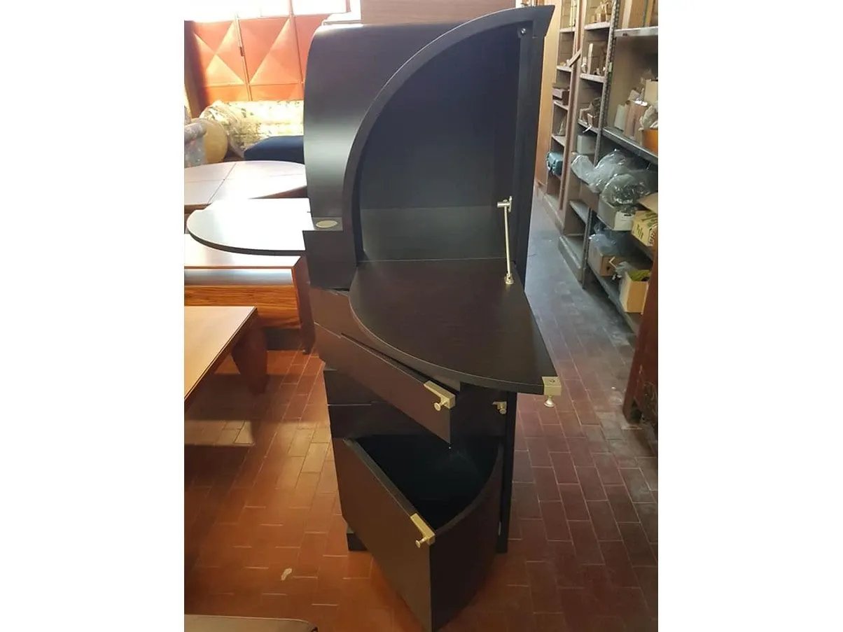 Nyn corner cabinet with wooden drawers, Giorgetti 4