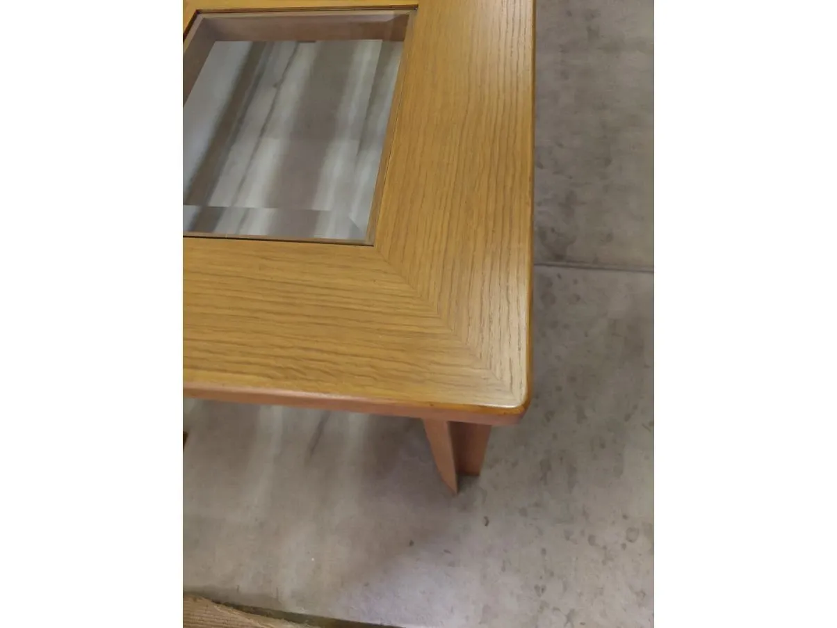 Vintage Proto table in oak wood (60s), Giorgetti 5