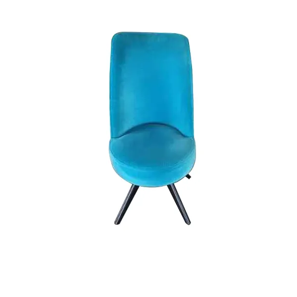 San Marco chair by Thun & Rodriguez velvet (light blue), Driade image