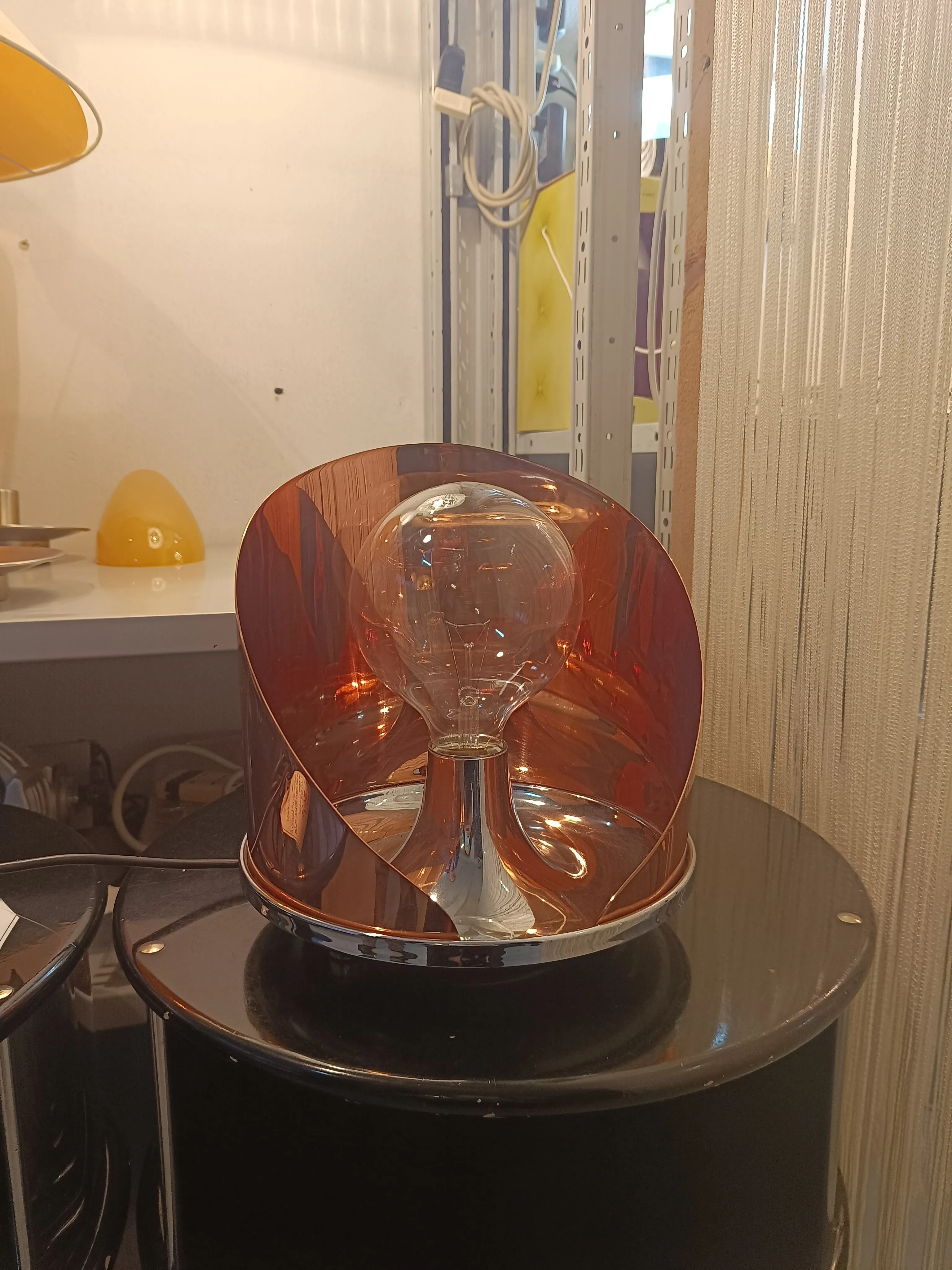 Lampada da tavolo Ventola Luigi Caccia Dominioni, Azucena 