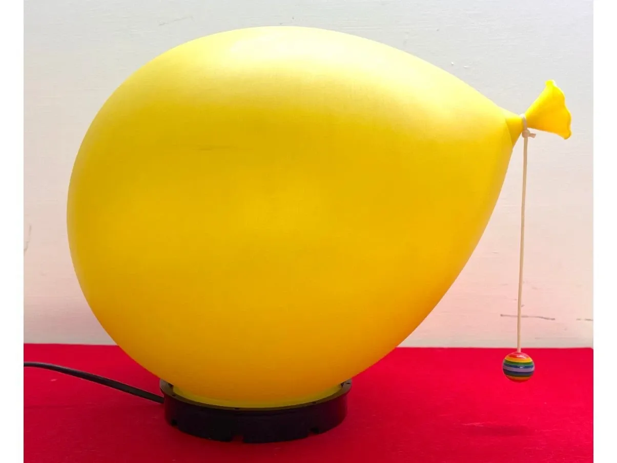 Vintage yellow Balloon lamp by Yves Christin (1970s) 2