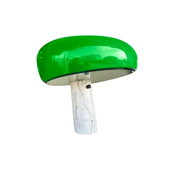 Icon Snoopy marble and metal (green) table lamp, Flos image