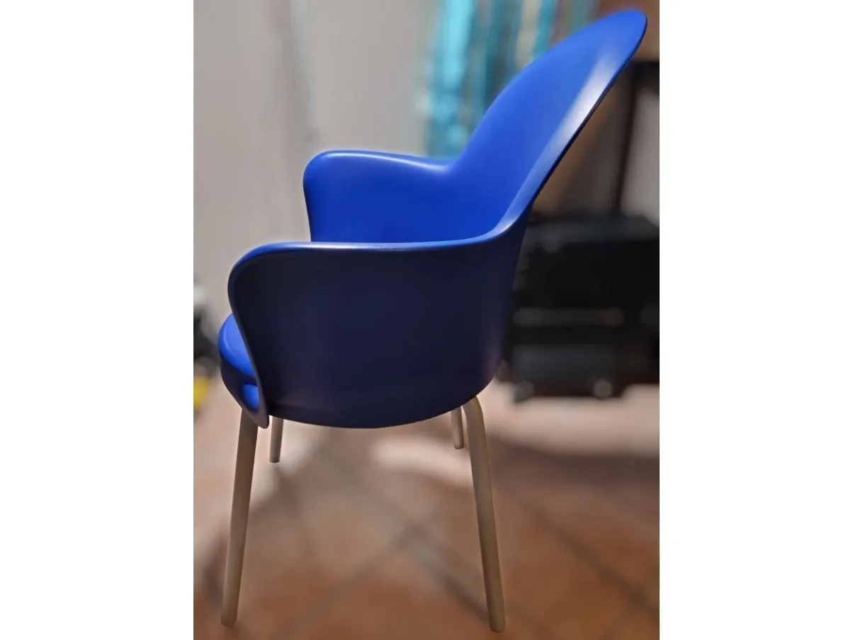 Vintage blue Gogo chair 1
