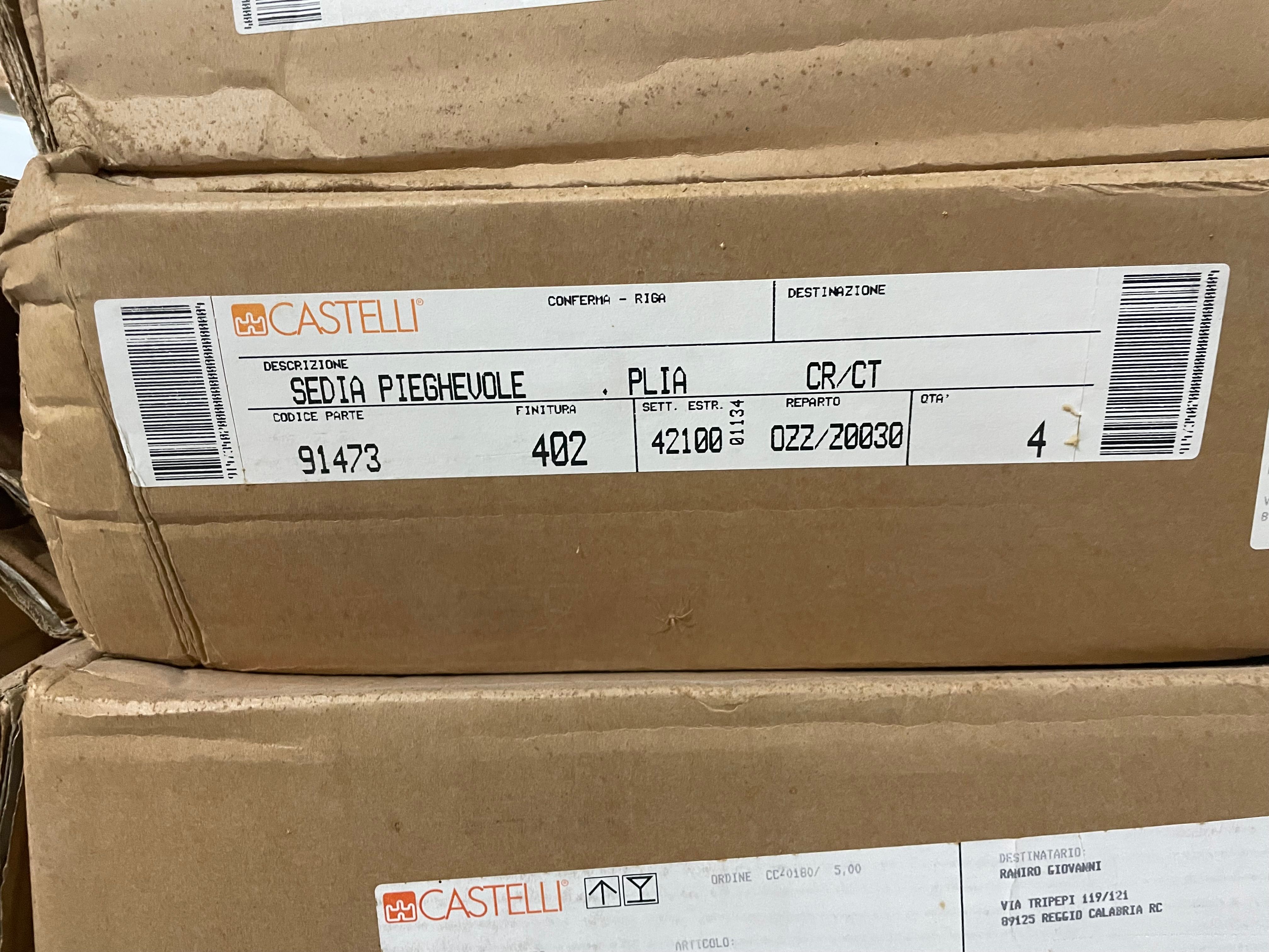 Plia Folding Chair by Giancarlo Piretti Optional7