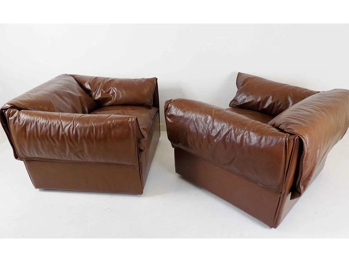 Set of 2 Lotus armchairs by Niels Bendtsen 10