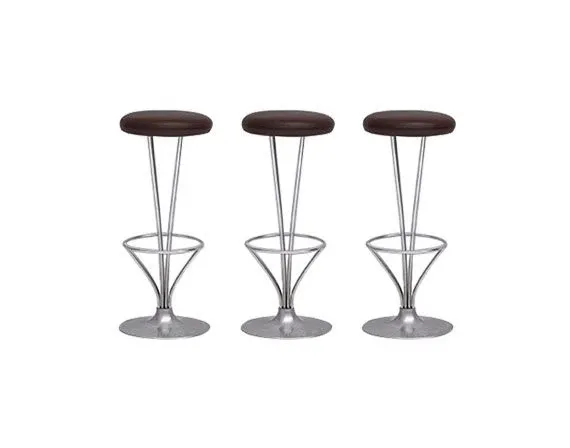Set 3 barstools by Piet Hein, Fritz Hansen 4