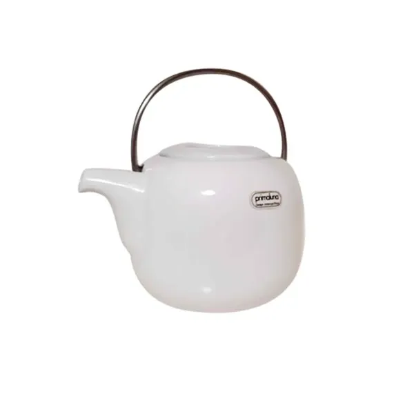 Primaluna teapot by Ambrogio Pozzi (white), Ceramiche Pozzi image