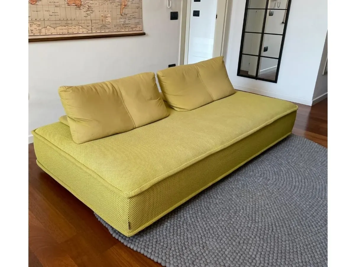 Divano 3 posti Escapade giallo, Roche Bobois 2