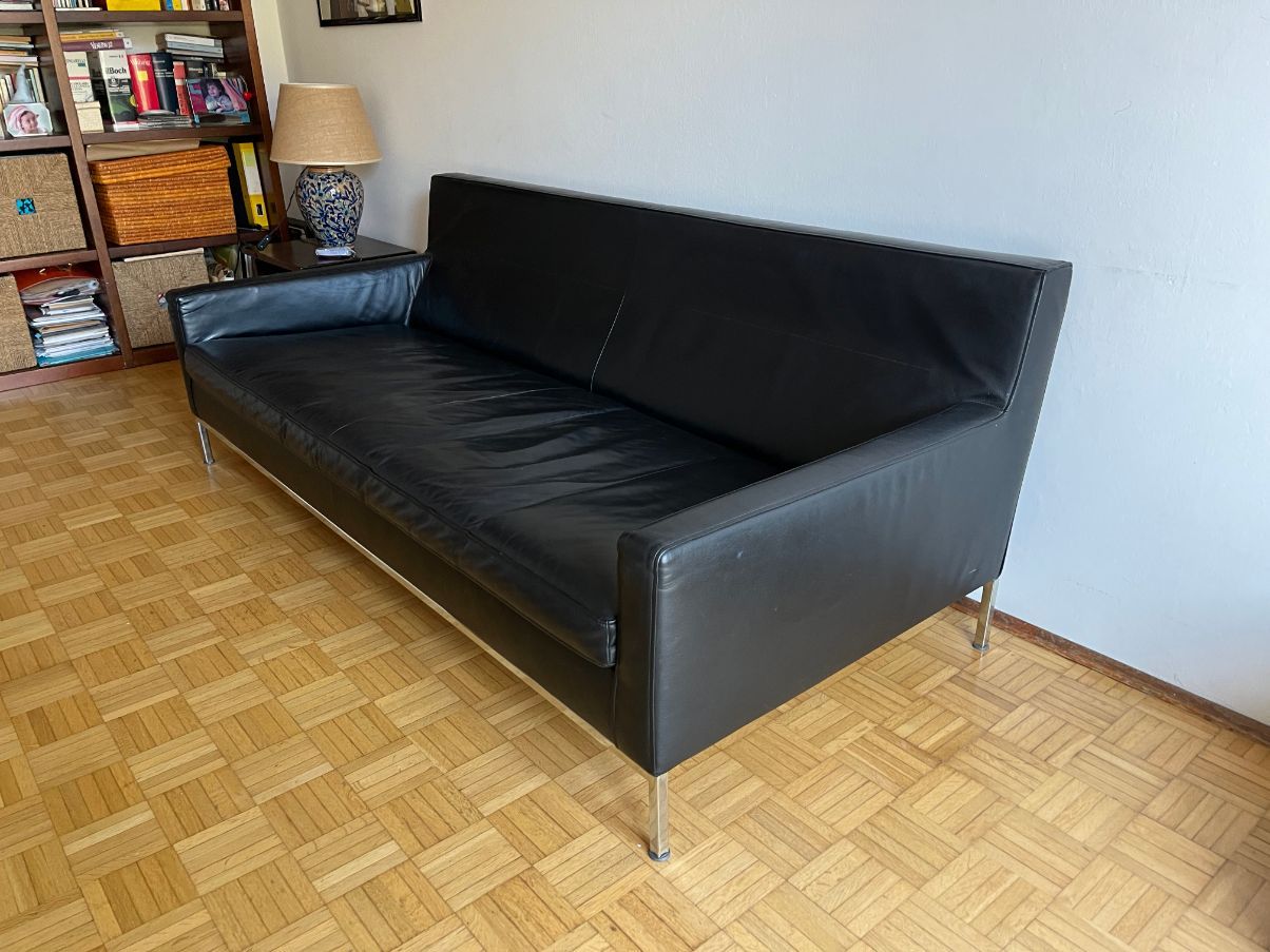 Divano 3 posti Bohemien colore nero Details
