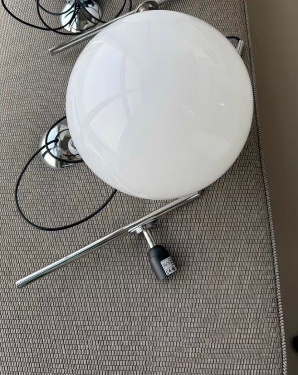 Lampada a sospensione IC S2 cromo di Michael Anastassiades Side