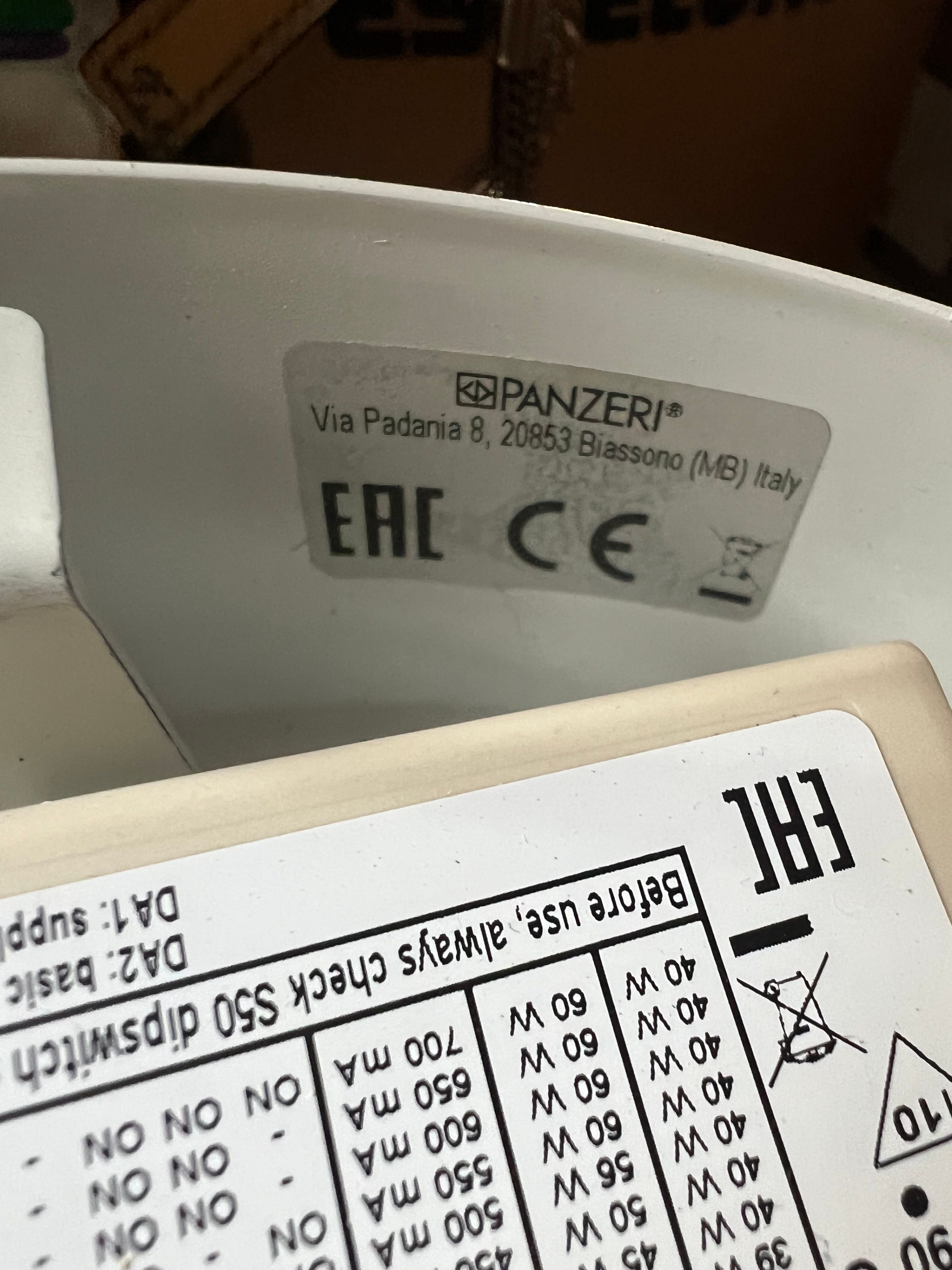 Weiße Pendelleuchte Blanca Brand