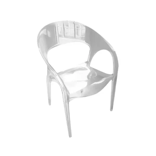 Gossip 620 polycarbonate (transparent) armchair, Pedrali image