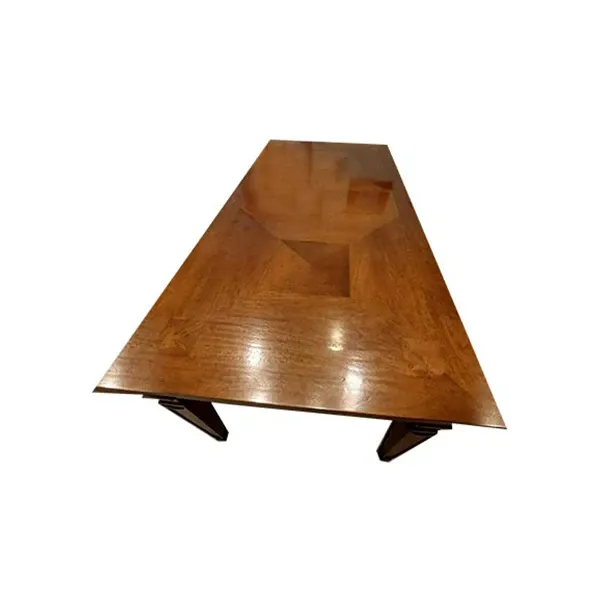 Tavolo rettangolare allungabile in legno vintage, Cantiero image