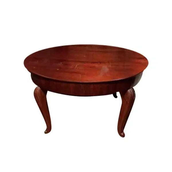 Vintage oval extendable table in Mahogany wood image