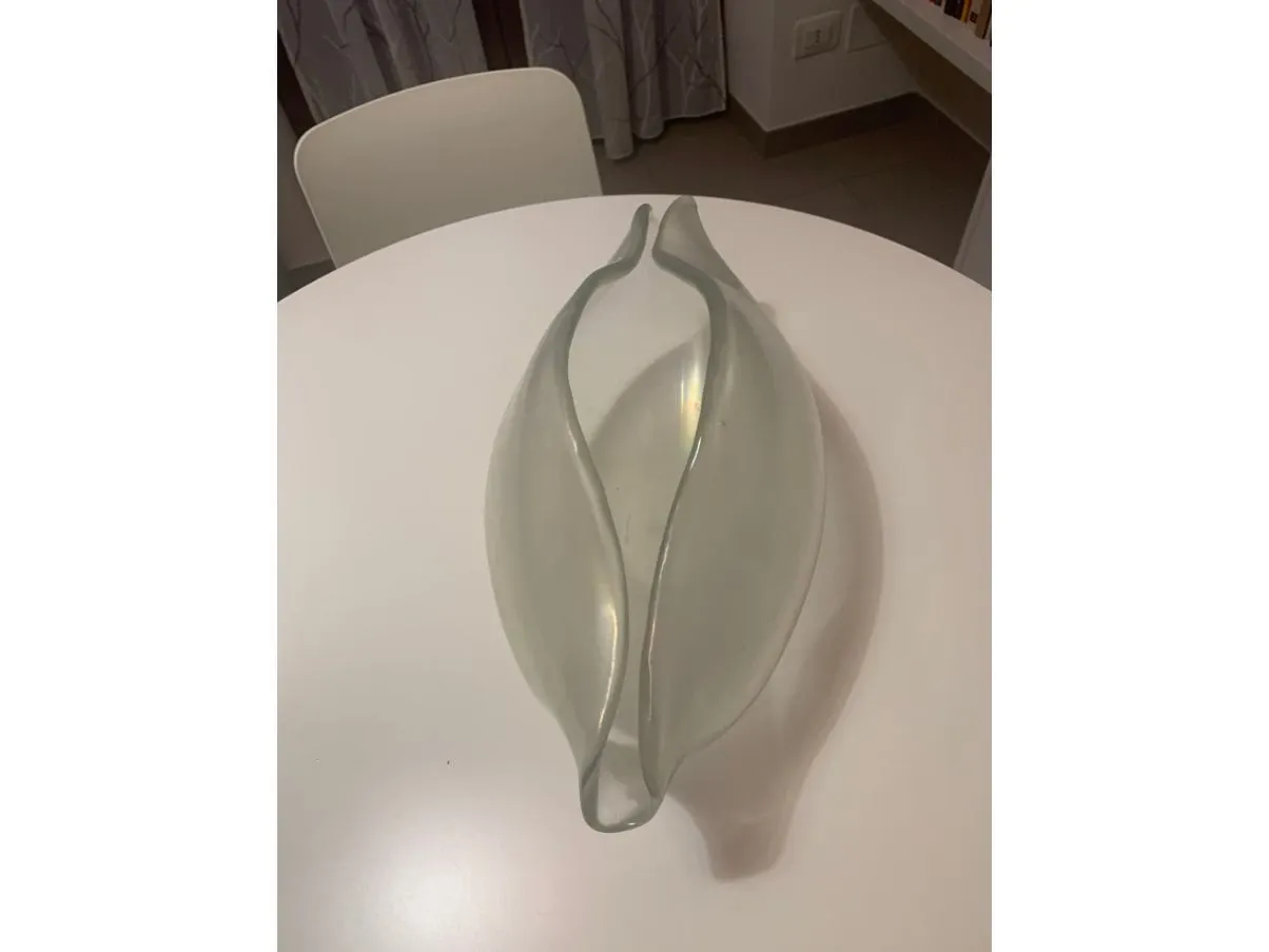 Vintage vase (1990s) in blown glass, image