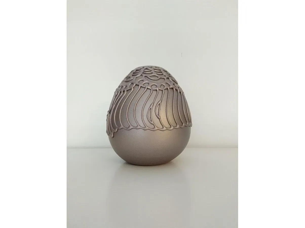 Capriccio Medium glass vase with silicone decoration (pink) 5