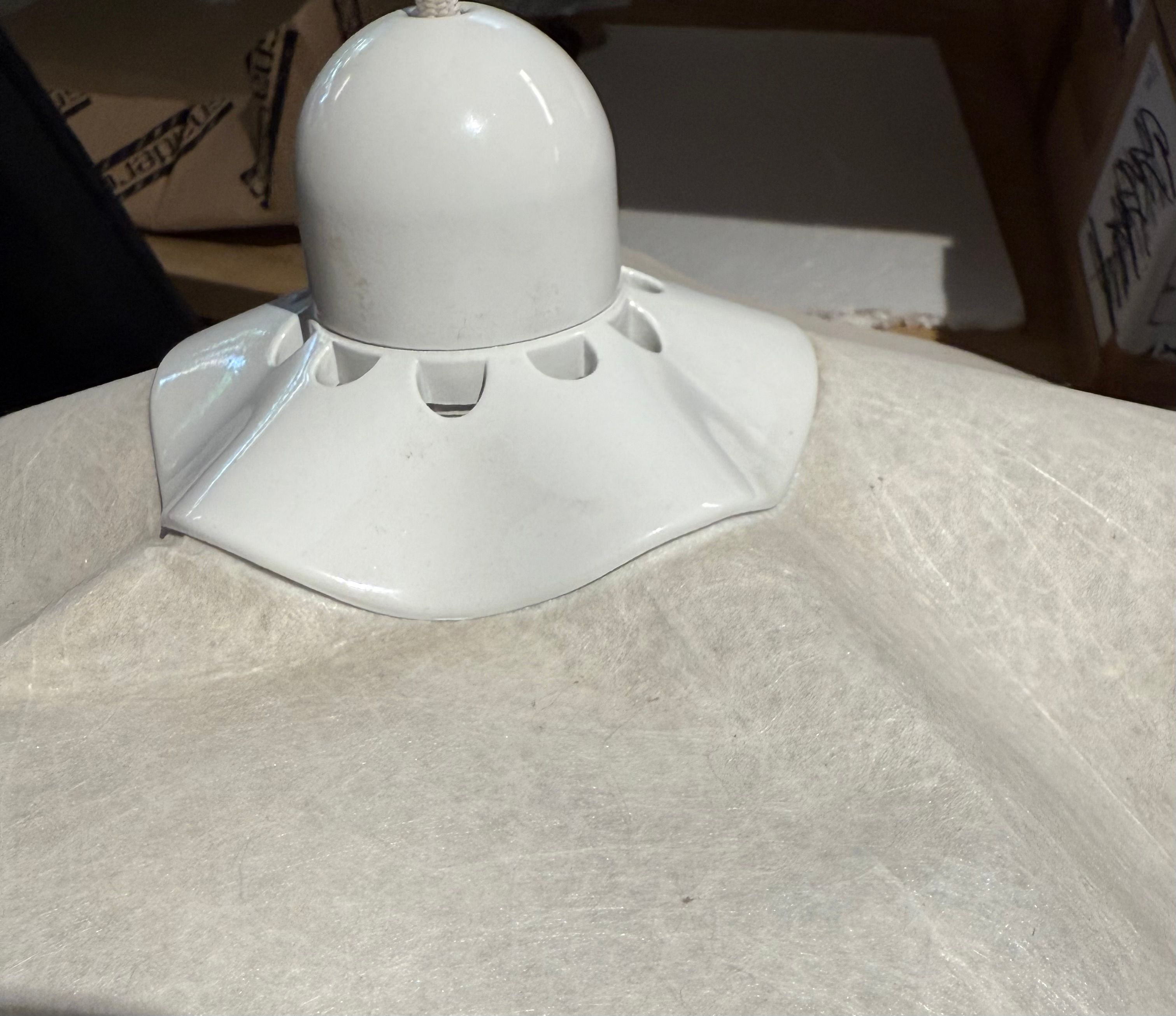 Lampada a sospensione Area 50 di Mario Bellini (anni '70), Artemide 12