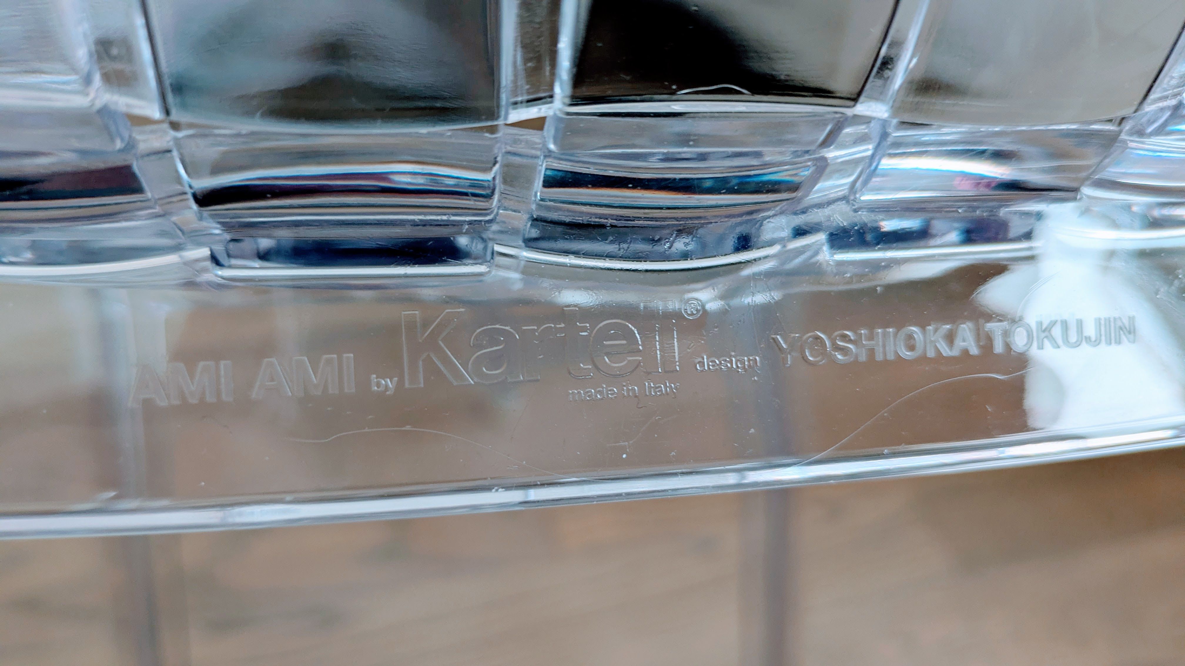 Set di 4 sedie Ami Ami (bianco/trasparente) Brand