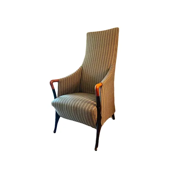 Progetti bergère armchair in fabric (green), Giorgetti 