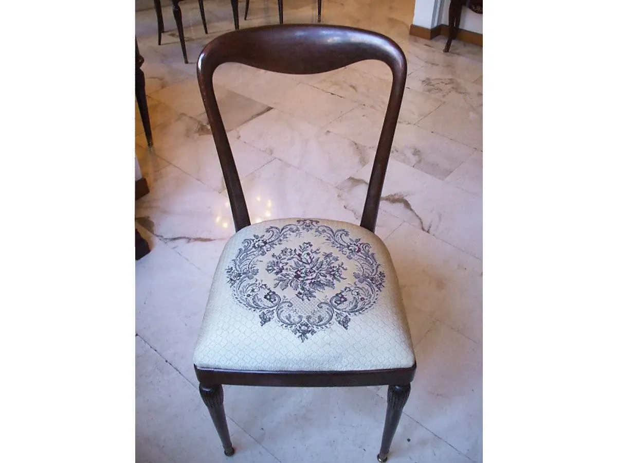 Set 6 1960s rosewood chairs 