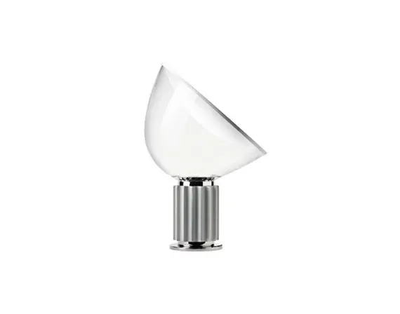 Taccia table lamp by Achille Castiglioni (silver), Flos 4