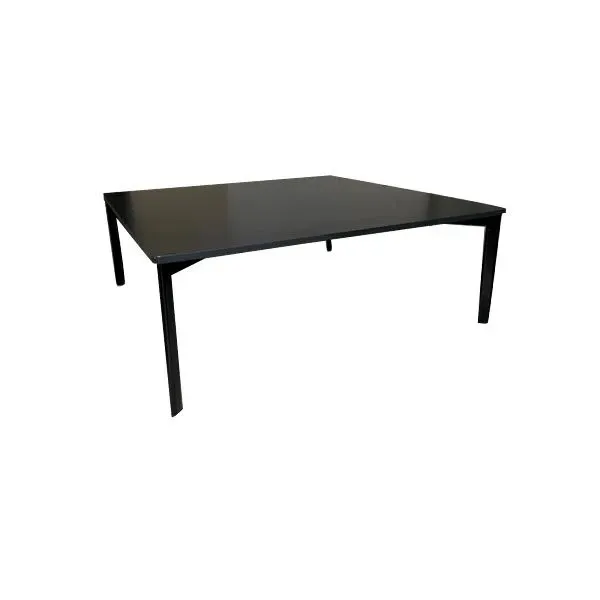 Striped coffee table in steel tube and laminate, Magis image