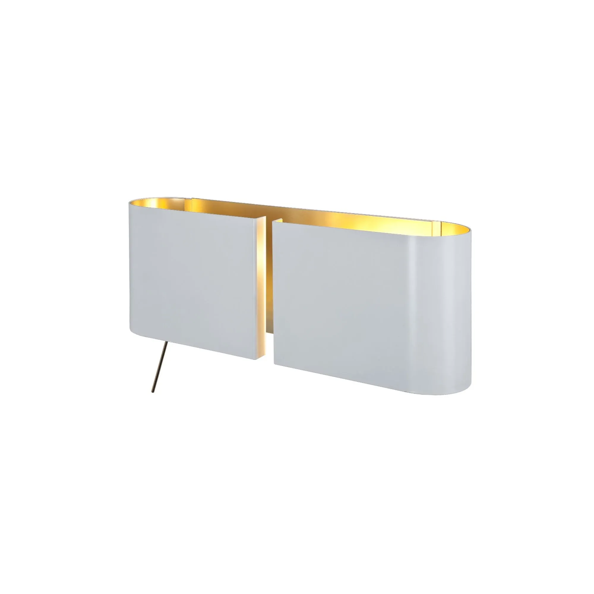 Duos Ap wall lamp left gold, Contardi image