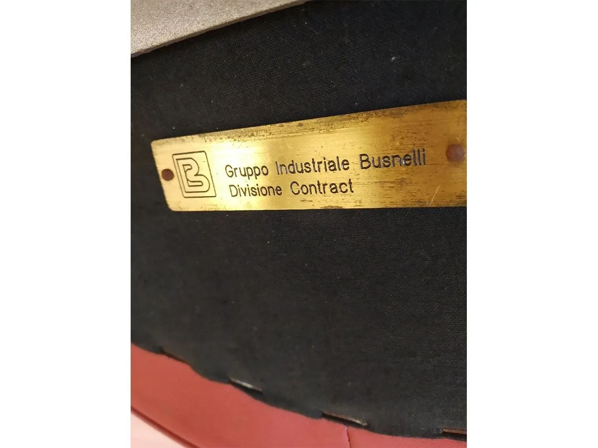 Set 2 sgabelli vintage Big Wine Bar pelle (bordeaux), Busnelli 7