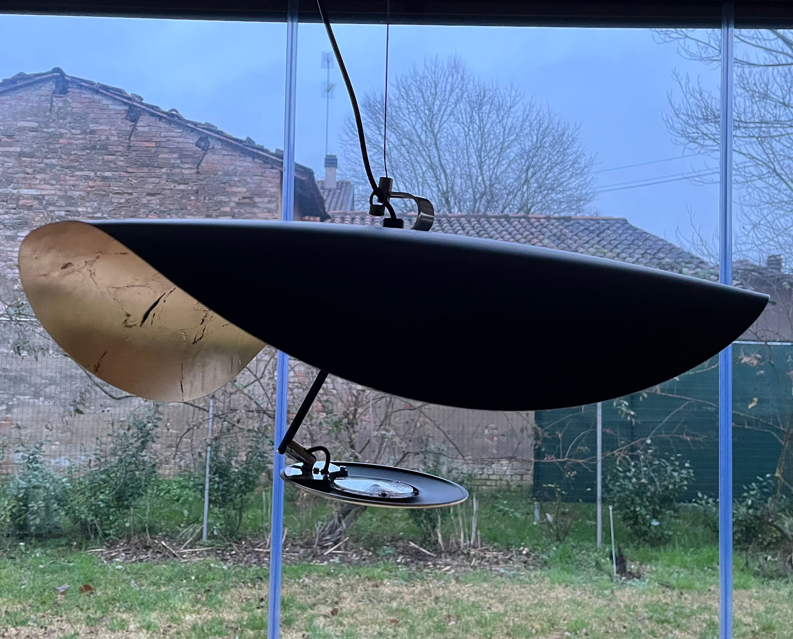 Lampadario Lederam Manta S1 in alluminio di Enzo Catellani Main