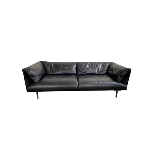 John-John 2 seater large leather sofa, Poltrona Frau image