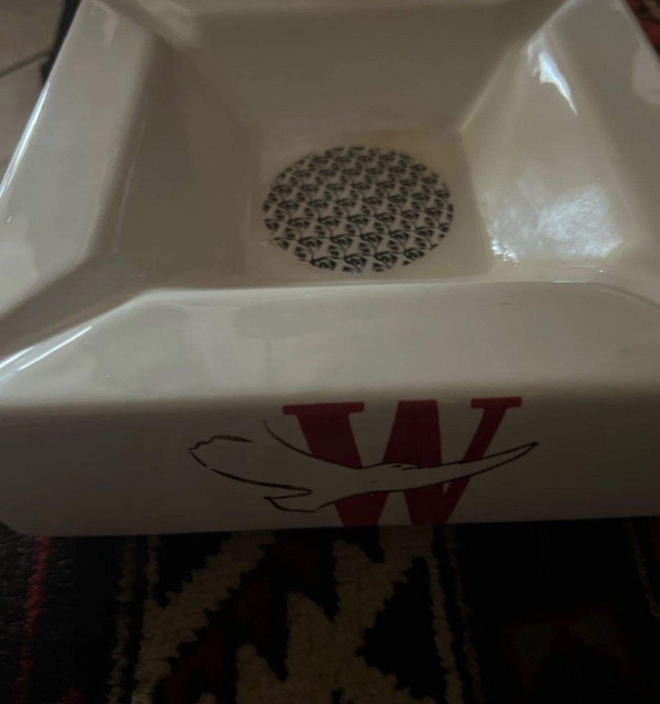 Posacenere/svuotatasche in ceramica per Winston (anni '70), Fornasetti  Side