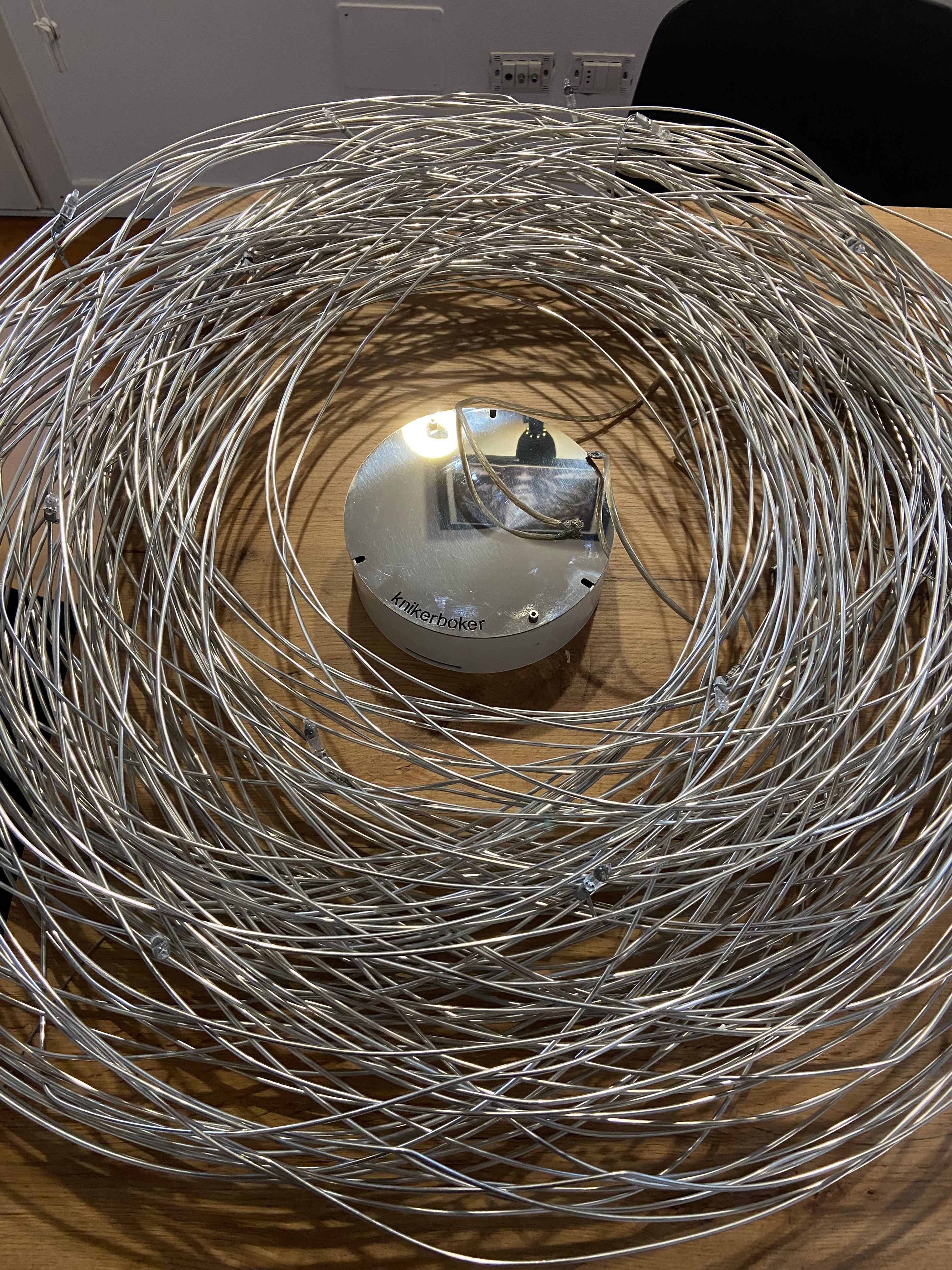 Hängelampe Confusione Pl100 aus Aluminium von Luigi Ranica Front