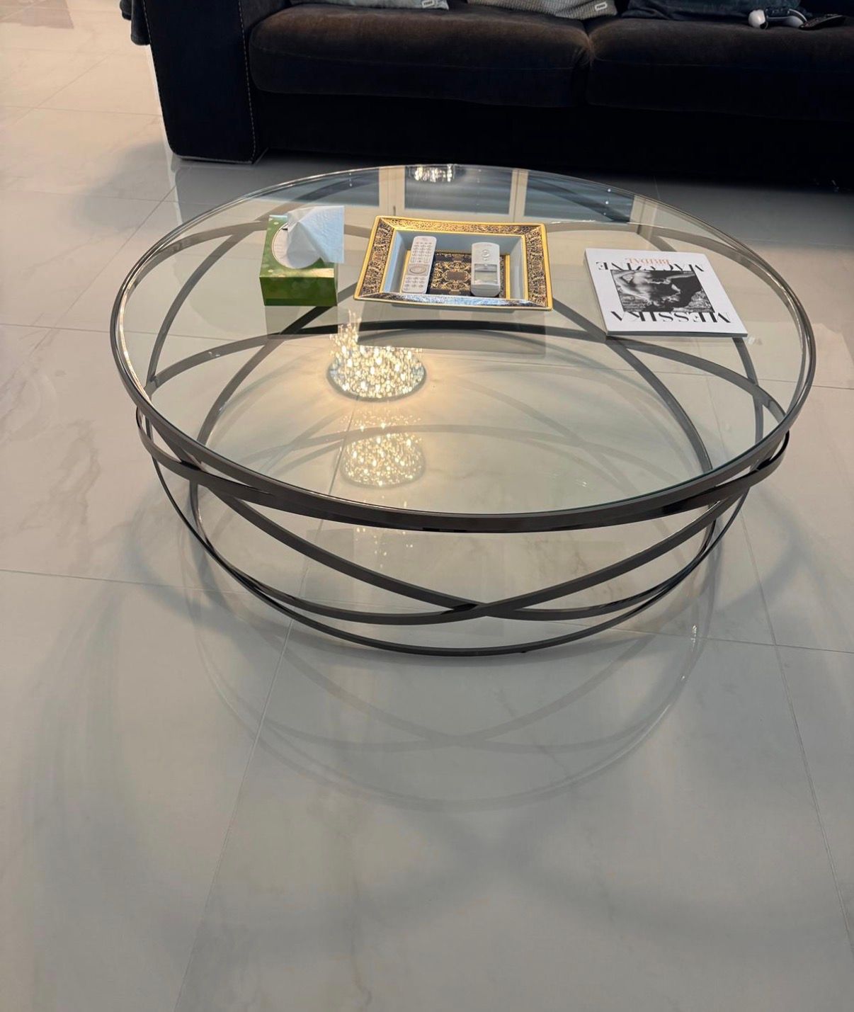 Tavolino da caffè Evol in vetro Details