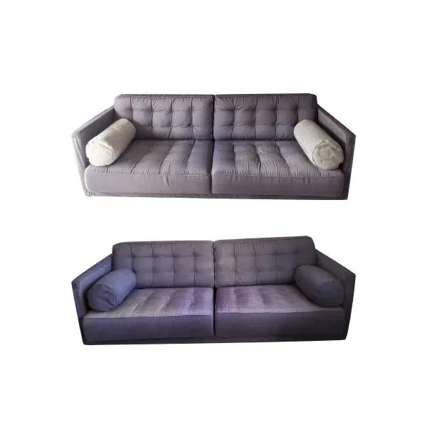 Set of 2 3 seater sofas in fabric (grey), Flexform image