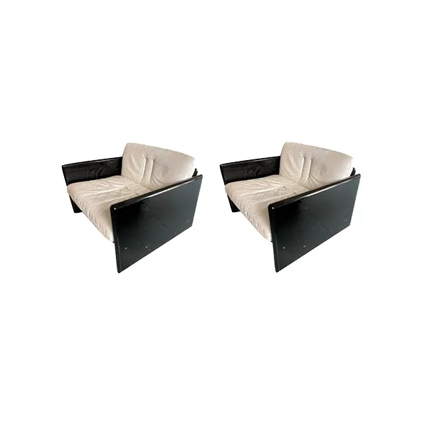 Set of 2 armchairs by Kazuide Takahama, Simon 