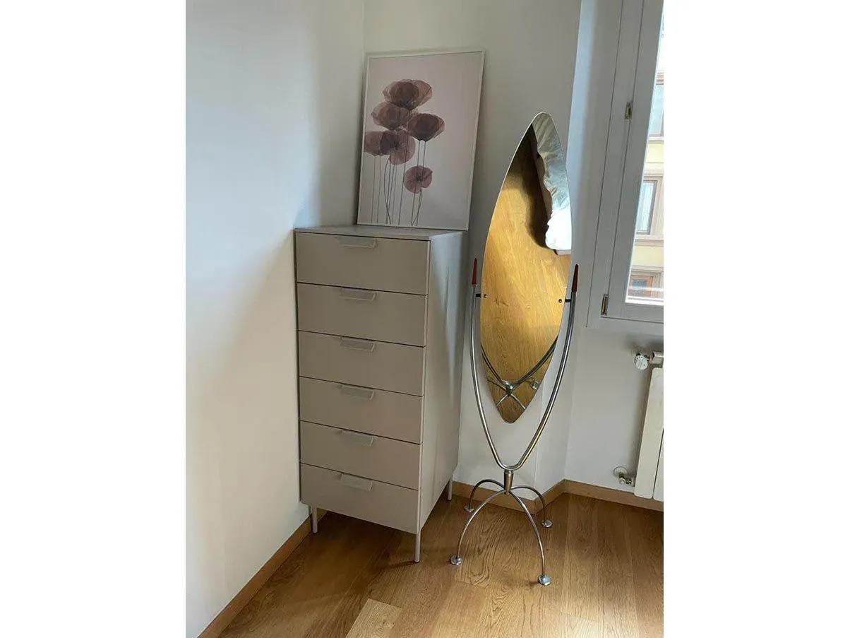 Cassettiera settimino in laminato (beige) 2