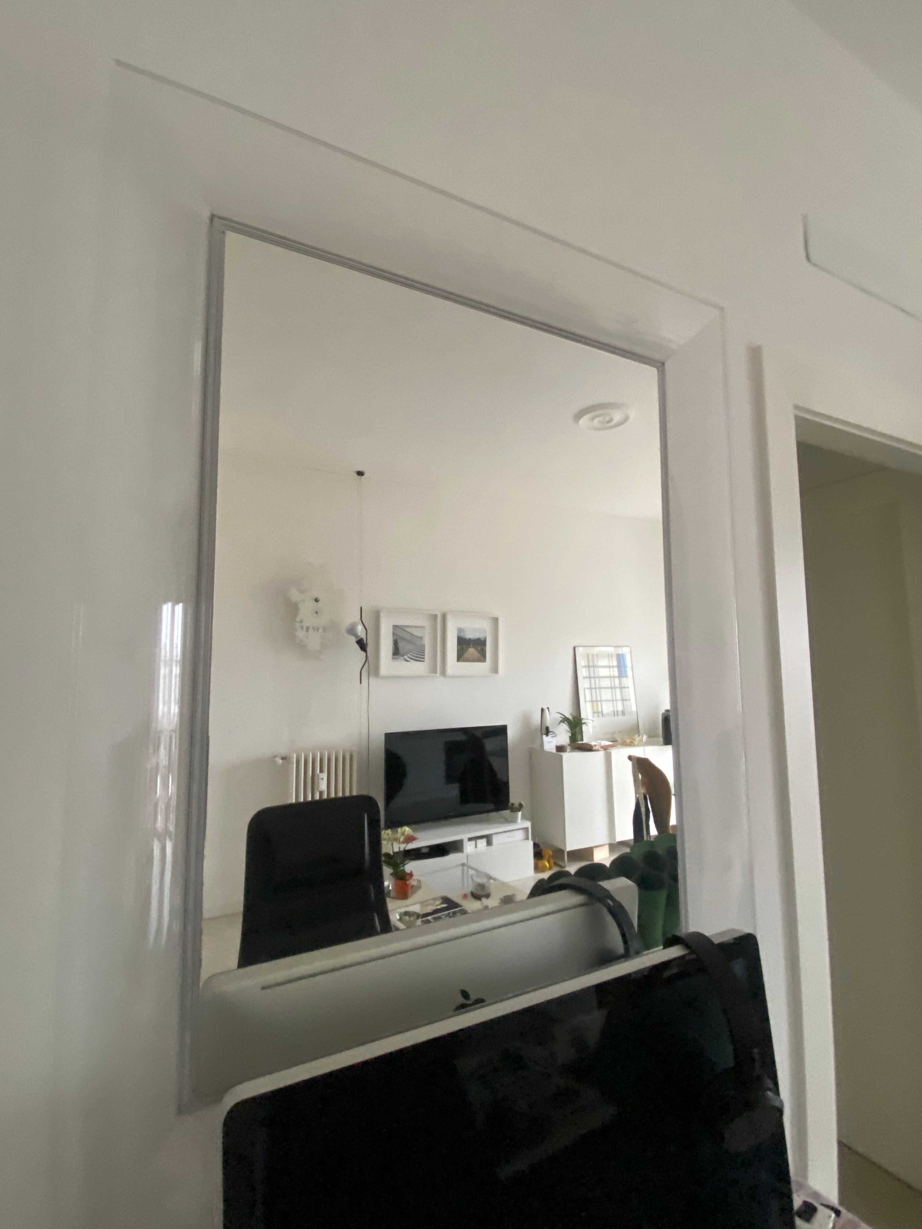 Specchio da parete rettangolare Francois Ghost trasparente, Kartell Details