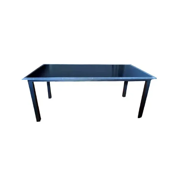 Rectangular table in iron and wood, Filippo Avalle image