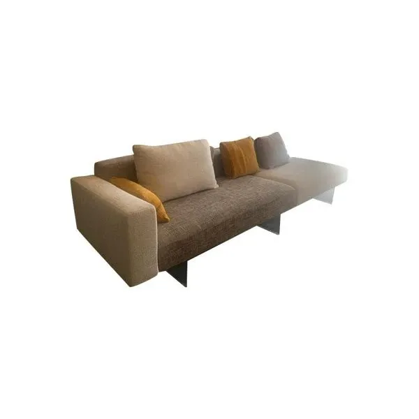 4-seater air sofa in beige fabric, Lago image