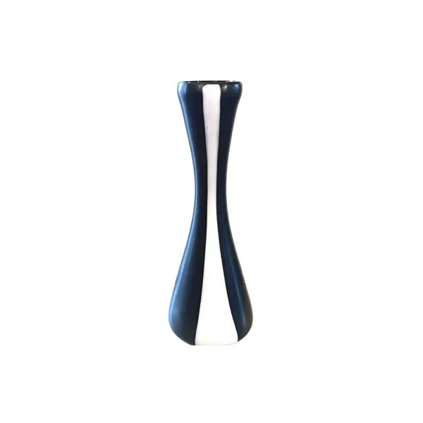 Black and white Murano glass vase, Emmanuel Babled image