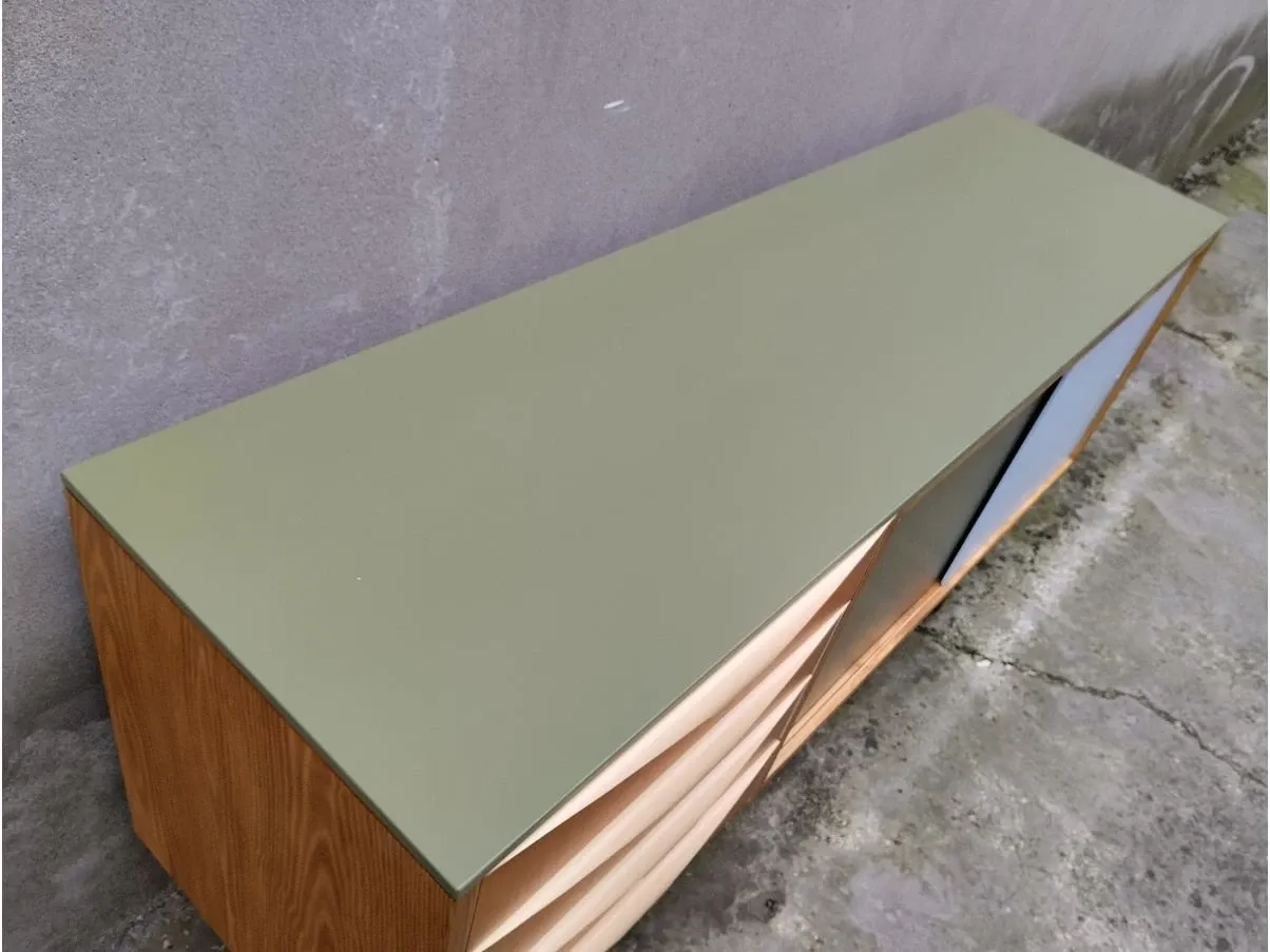 Credenza con 4 cassetti vintage (anni'70) 8