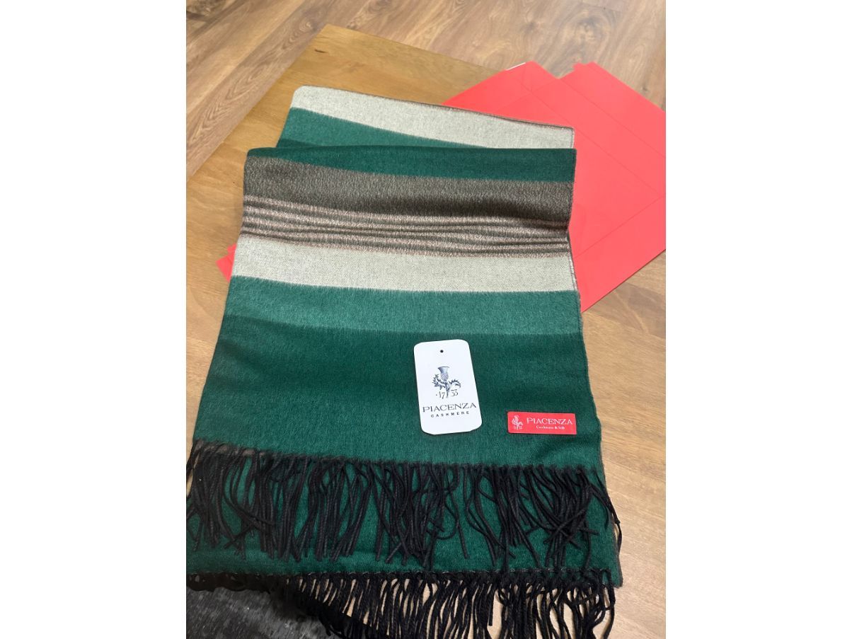 Plaid in seta e cashmere, Piacenza 1733 Main