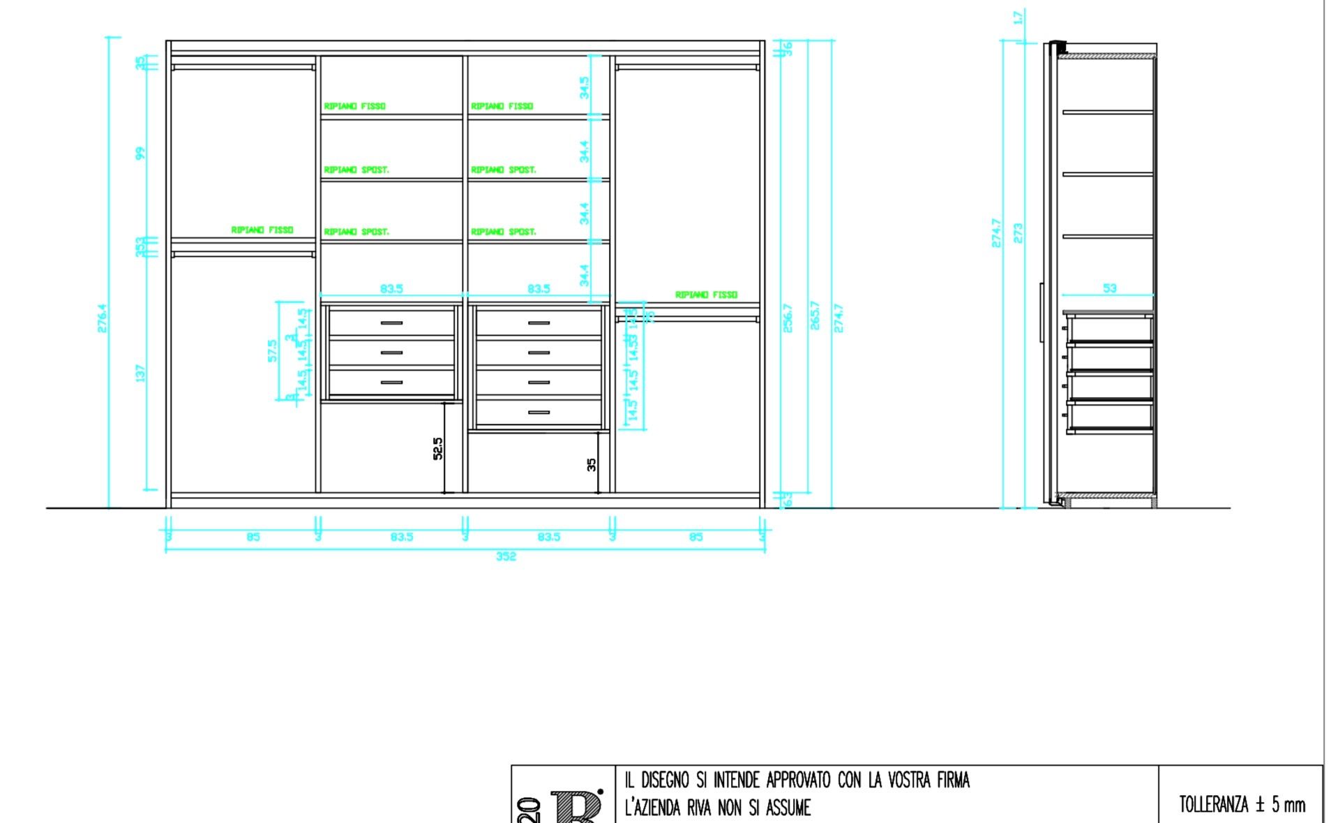 Armadio Hangar Light in legno massello di cedro Details