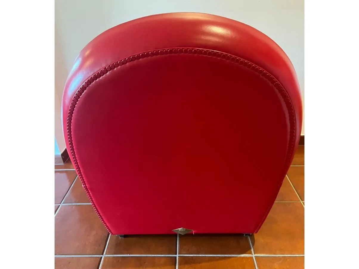 Poltrona Vanity Fair rosso 9