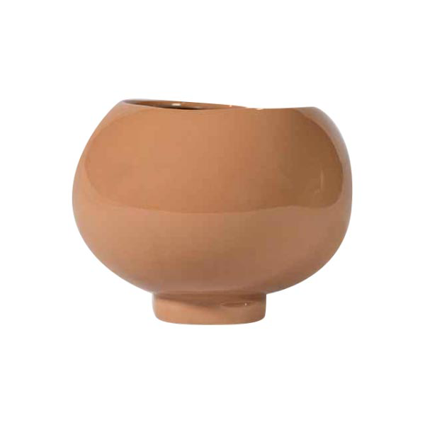 Image of Vaso semi sferico in ceramica (rosa cipria), Bloomingville