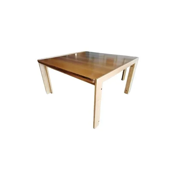 Vintage extendable square table (1980s), image