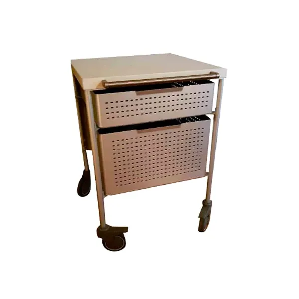 Antonio Citterio metal kitchen trolley, Arclinea image